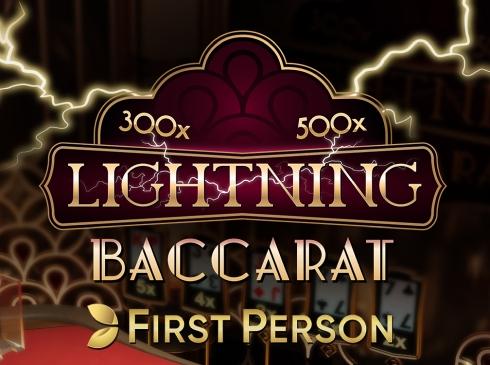 First Person Lightning Baccarat